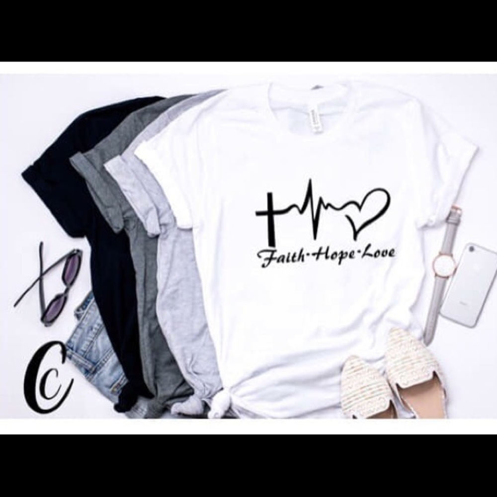 Faith Hope Love Graphic Tee